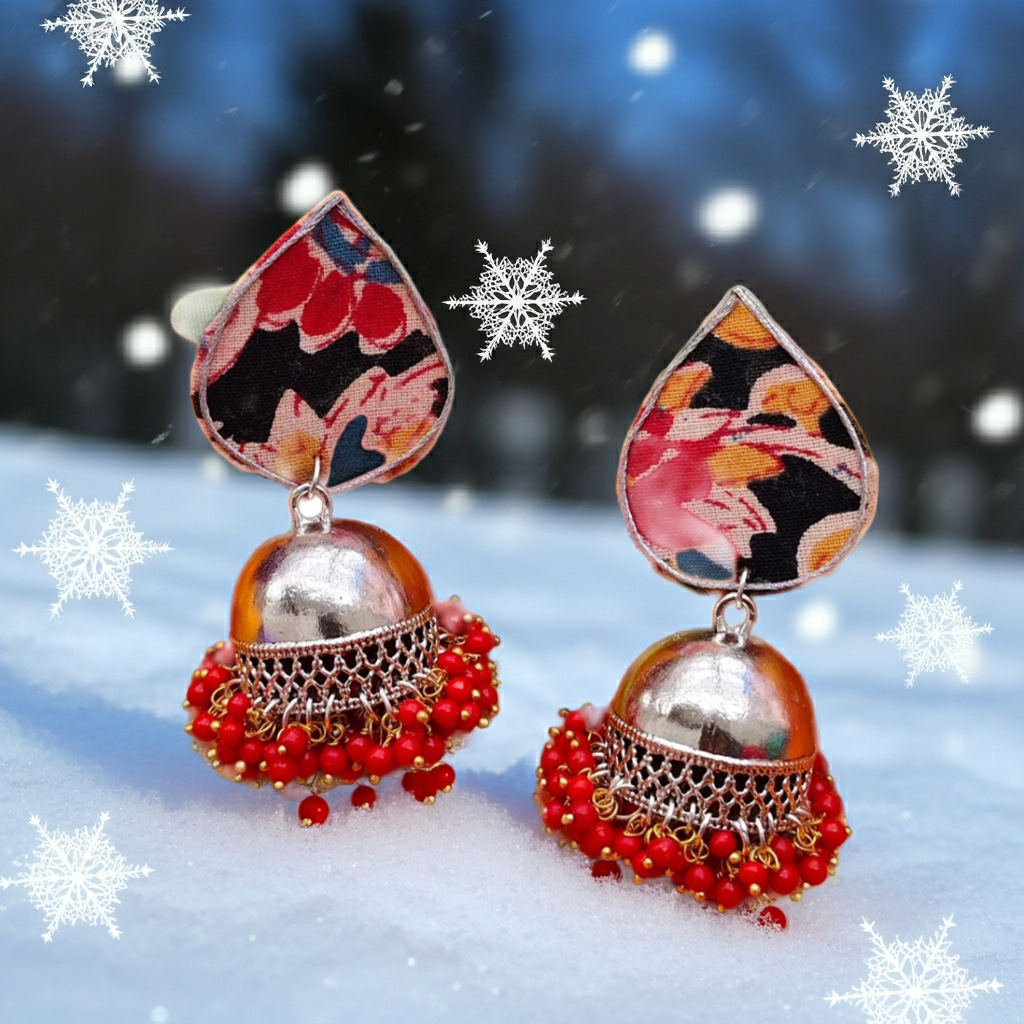 FABRIC EARRINGS - GULNAAR