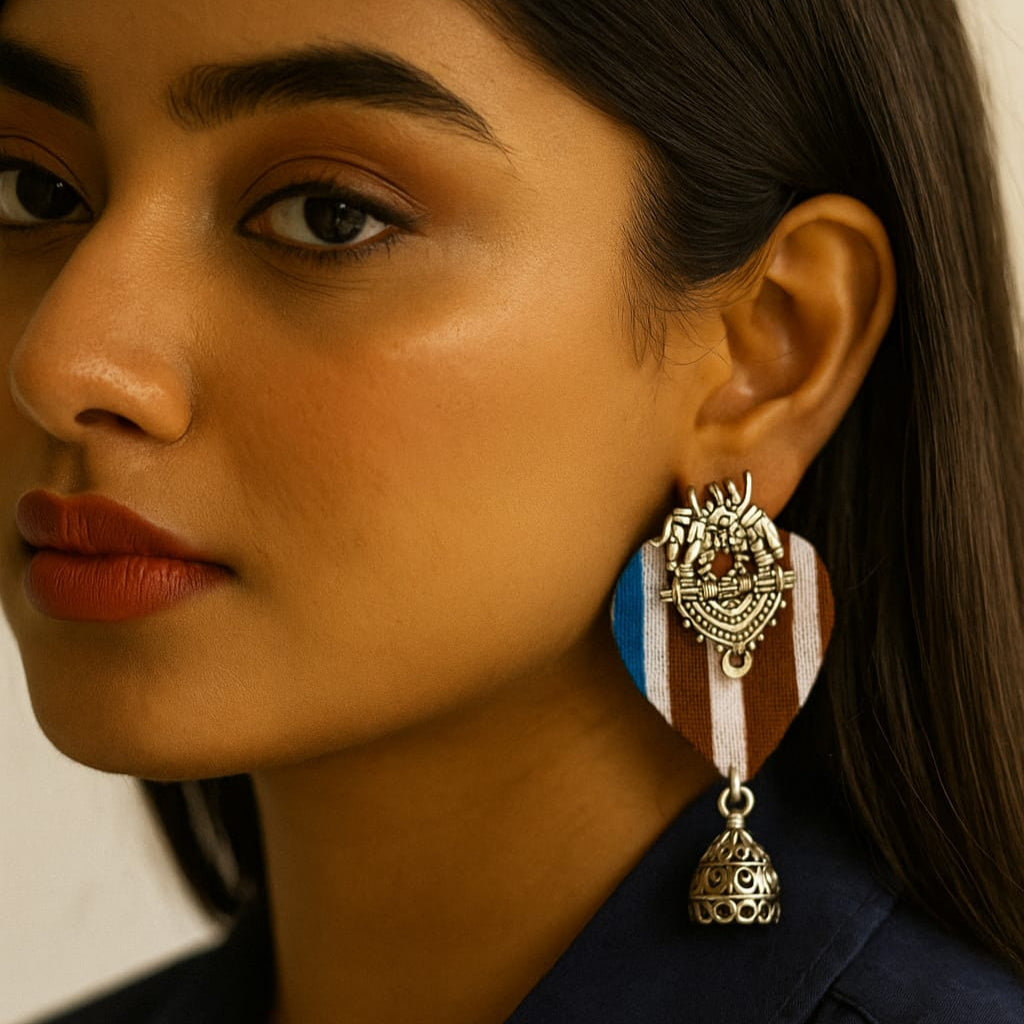 FABRIC HASTINA EARRINGS