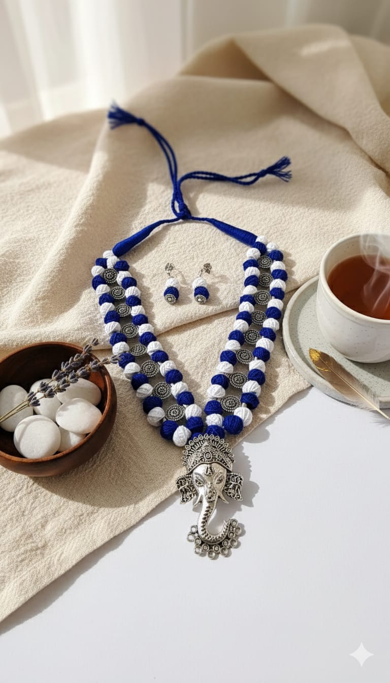 LEENAALANKAR's BLUE DEVINE A TRIBUTE TO LORD GANESHA