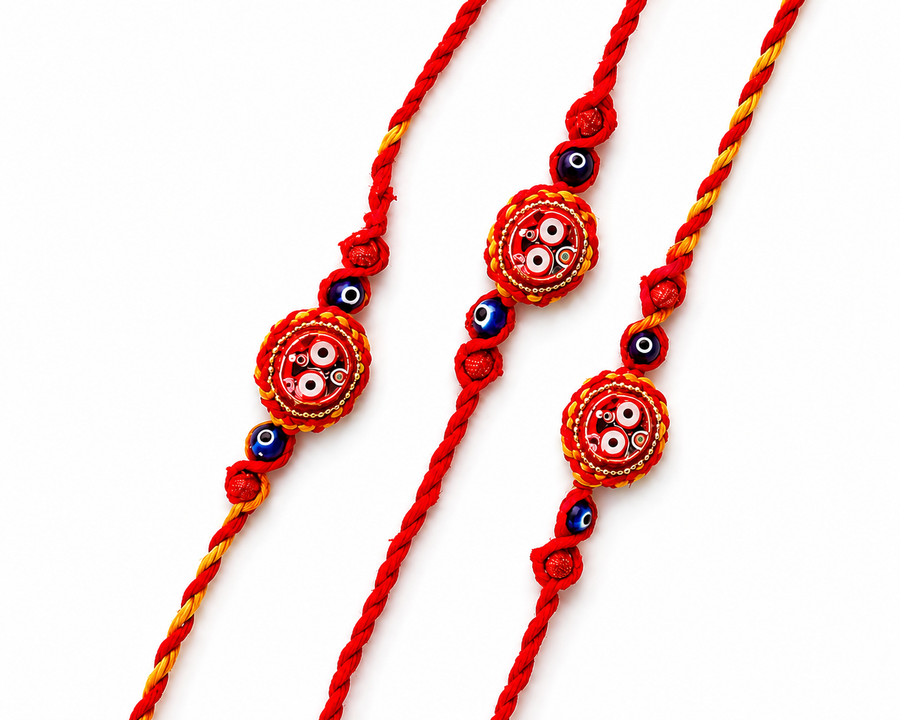 Kaudi Jagannath Rakhi Set