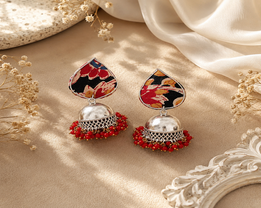 FABRIC EARRINGS - GULNAAR