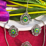 ANTIQUE PEACOCK JEWELLERY SET