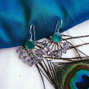 AQUA GREEN FEATHER