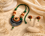 FABRIC COTTON JEWELLERY SET - BOHO ROOT