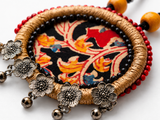 Boho Bloom Fabric Necklace for Women | Handmade Tribal Jewellery