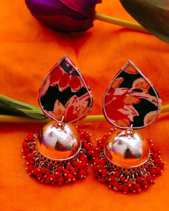 FABRIC EARRINGS - GULNAAR