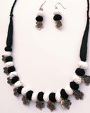 COTTON BEAD NECKLACE - KALI GORI PHOOL