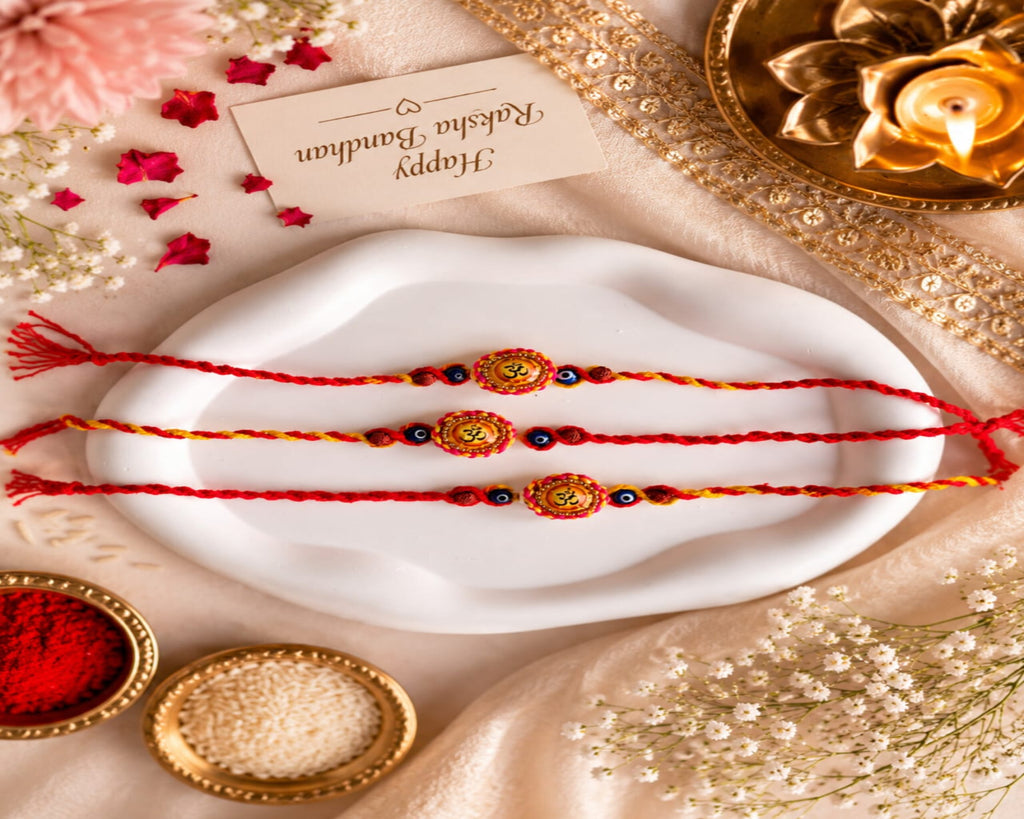 Kaudi Omm Rakhi Set
