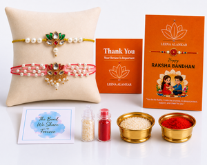 Lotus Couple Rakhi