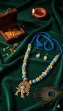 FABRIC BEADED NECKLACE MURLI