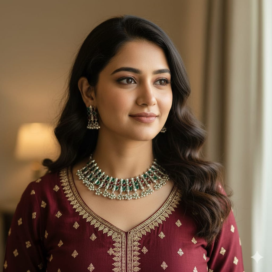 Nupur Raang Necklace