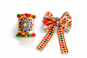 POMPOM HANDCUFF & HAIRBOW