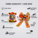 POMPOM HANDCUFF & HAIRBOW