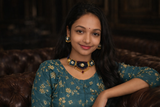SAMBALPURI FABRIC CHOCKER NECKLACE - PRATIVA