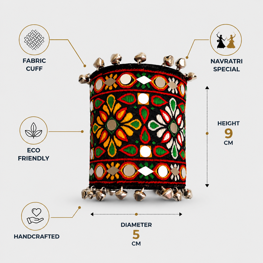 THE FABRIC RANGILA CUFF BRACELET