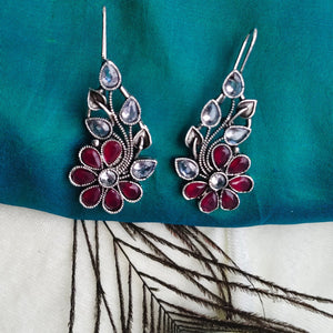 RED OXIDISED FLOWER