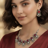 RED DIMOND NECKLACE