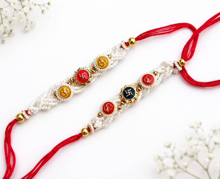SWASTIK RAKHI SET