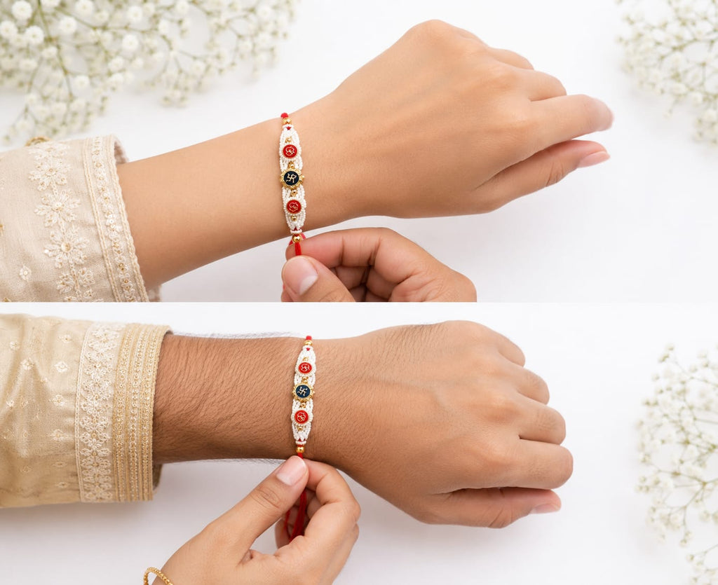 SWASTIK RAKHI SET