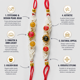 SWASTIK RAKHI SET
