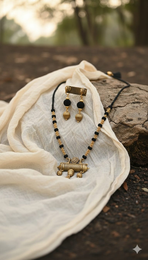 BEADED SHREE GANESHA NECKLACE