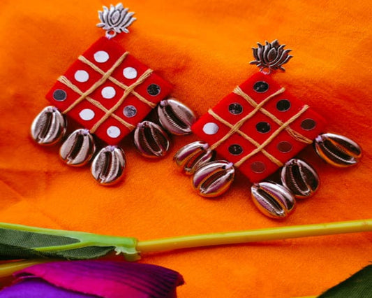 FABRIC SRINGAAR EARRINGS