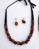FABRIC WOODEN JEWELLERY SET (ANIKA-SERENITY-VANMALA)