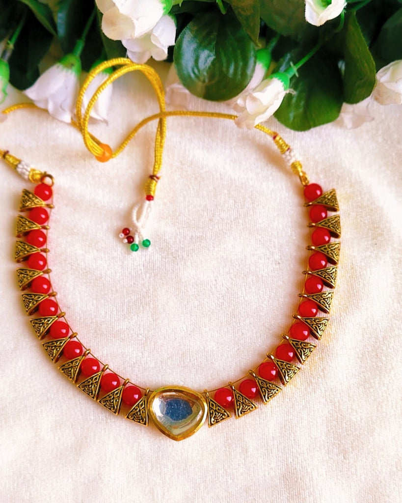 CHERRY BEAD NECKLACE
