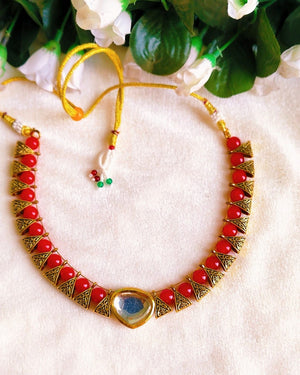 CHERRY BEAD NECKLACE