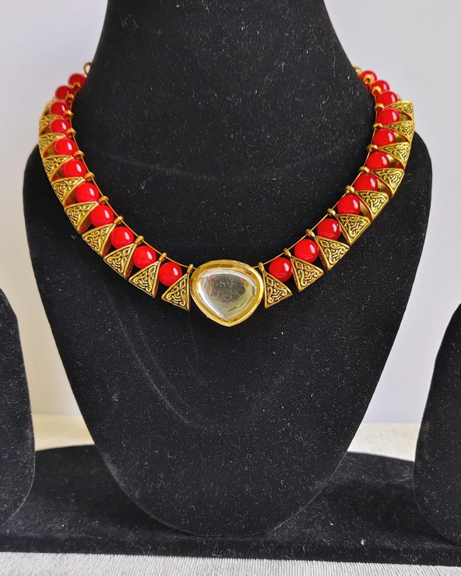 CHERRY BEAD NECKLACE