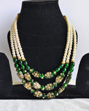 GREEN LAYERED NECKLACE