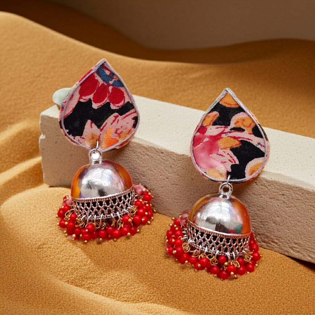 FABRIC EARRINGS - GULNAAR