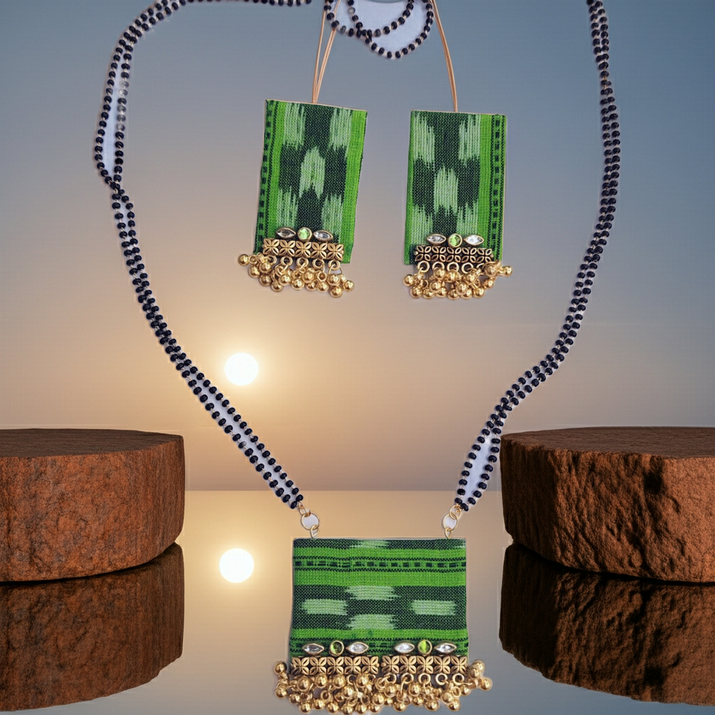 SAMBALPURI FABRIC MANGALSUTRA