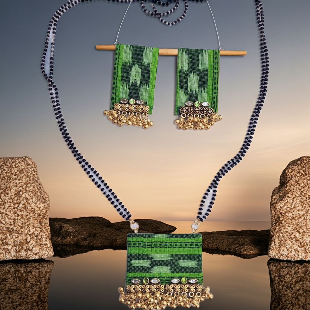 SAMBALPURI FABRIC MANGALSUTRA