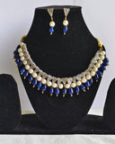 BLUE DROP BEAD NECKLACE