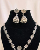 OXIDISED NECKLACE SET