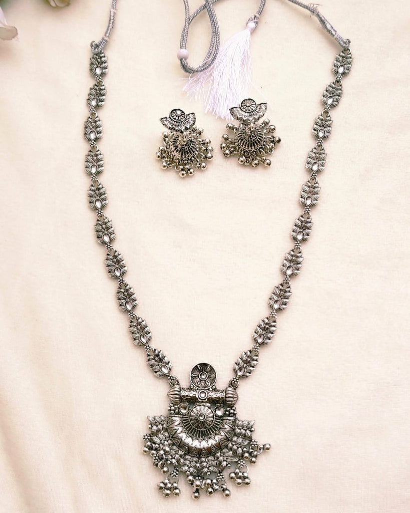 OXIDISED NECKLACE SET