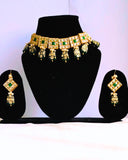 GREEN KUNDAN CHOKER